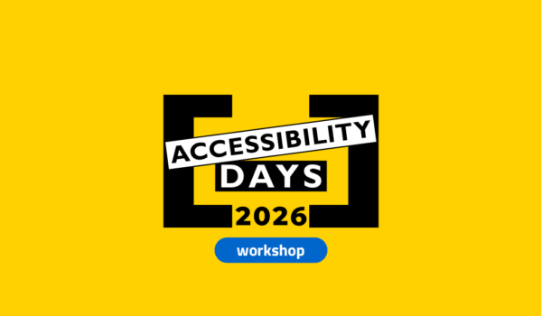 Accessibility days 2026 Workshop
