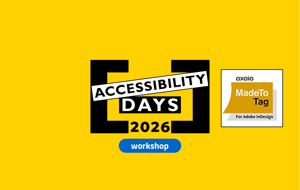 Accessibility days 2026 Workshop con Axaio MadeToTag